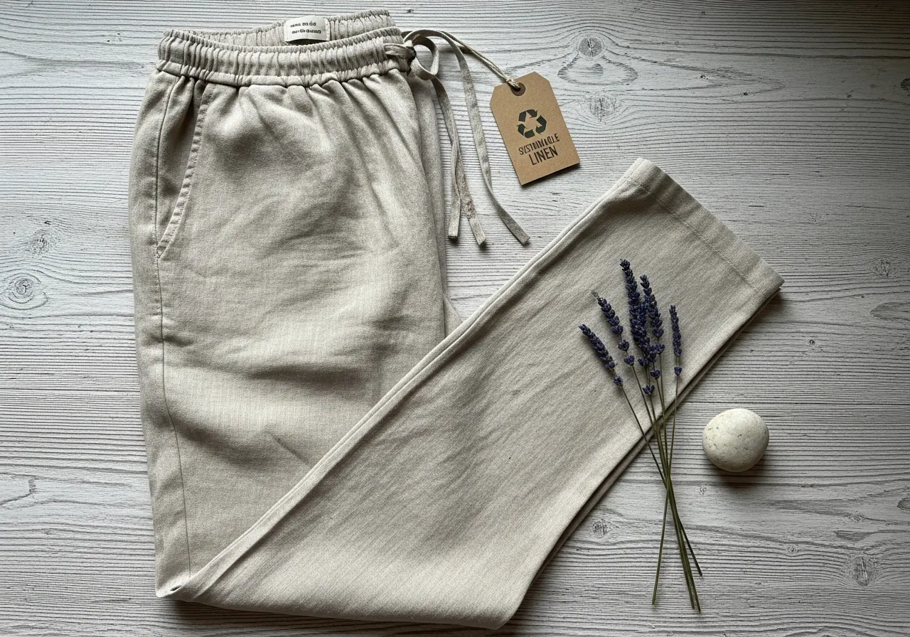 Sustainable linen pants perfect for comfortable all-season wear